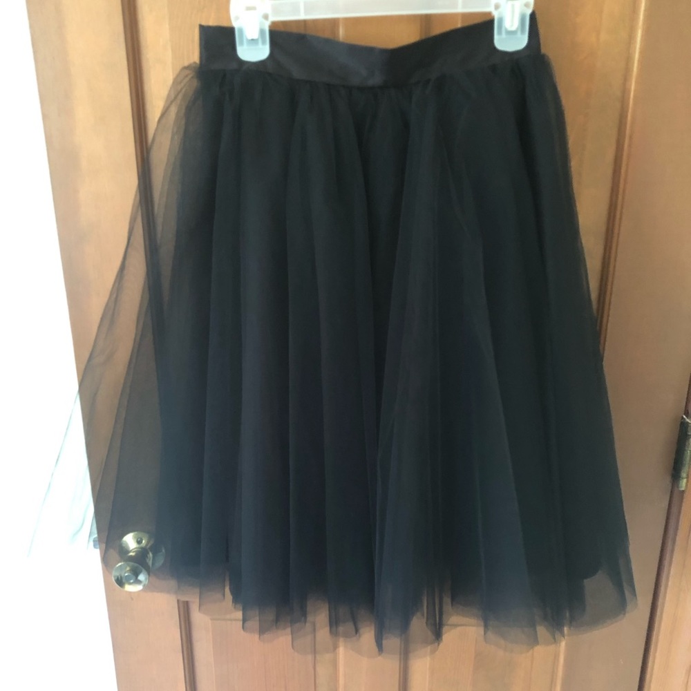 Black Tulle Skirt
